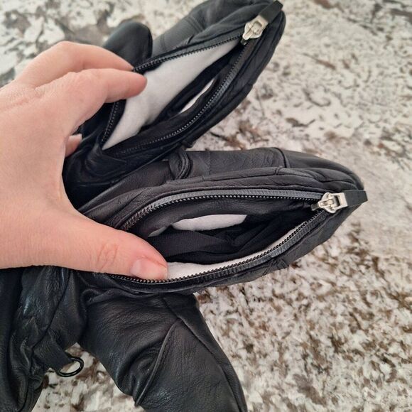 SWANY Toaster Ski Snowboard Leather Mittens Gloves TS-9X Men's L - Picture 3 of 8